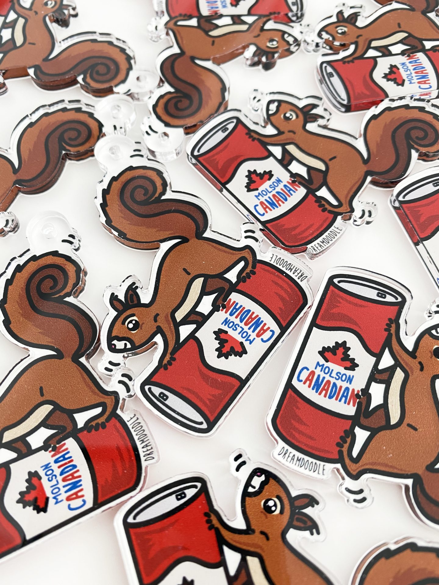 Monsieur Squirrel's Beer Keychain - Image 2