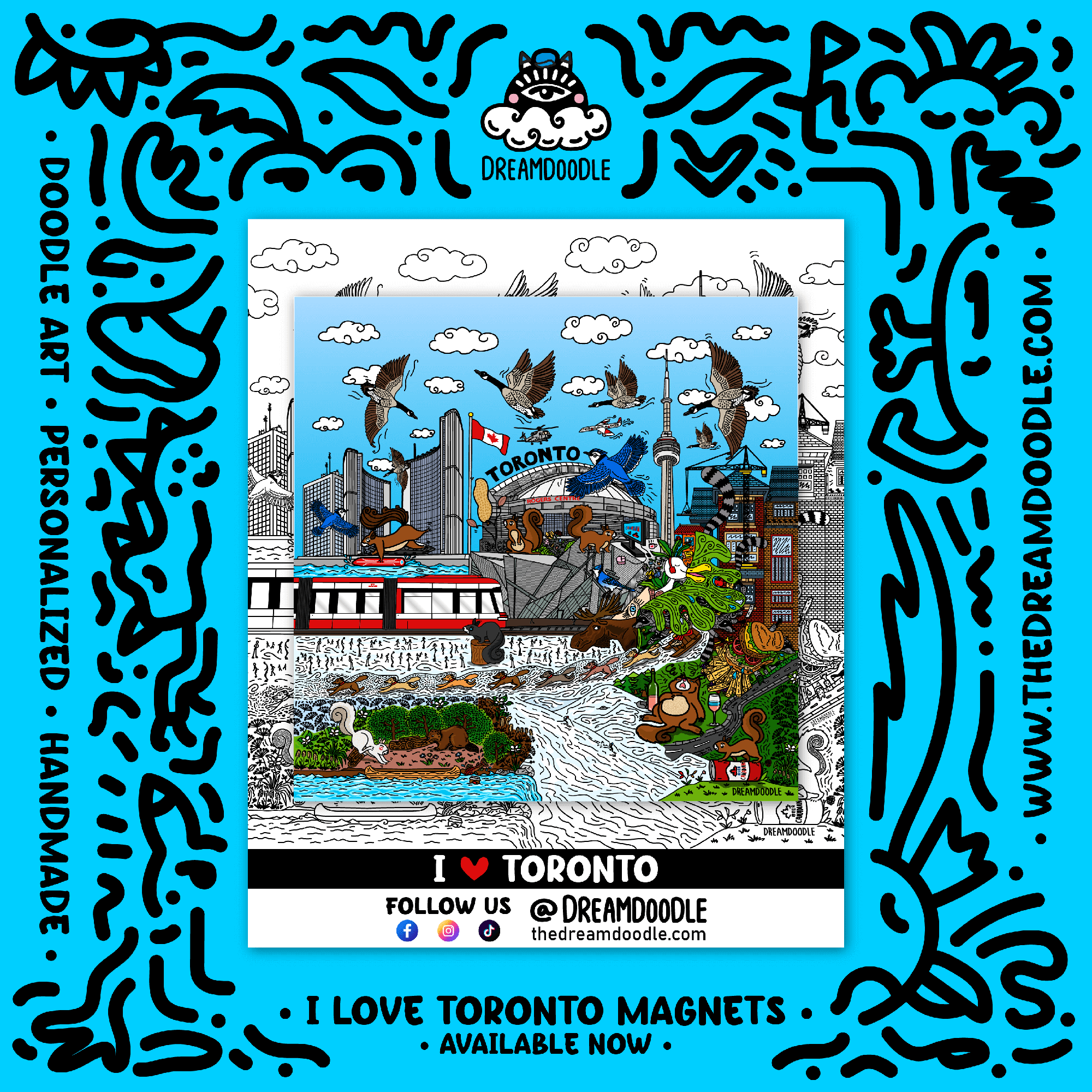 I Love Toronto Magnet