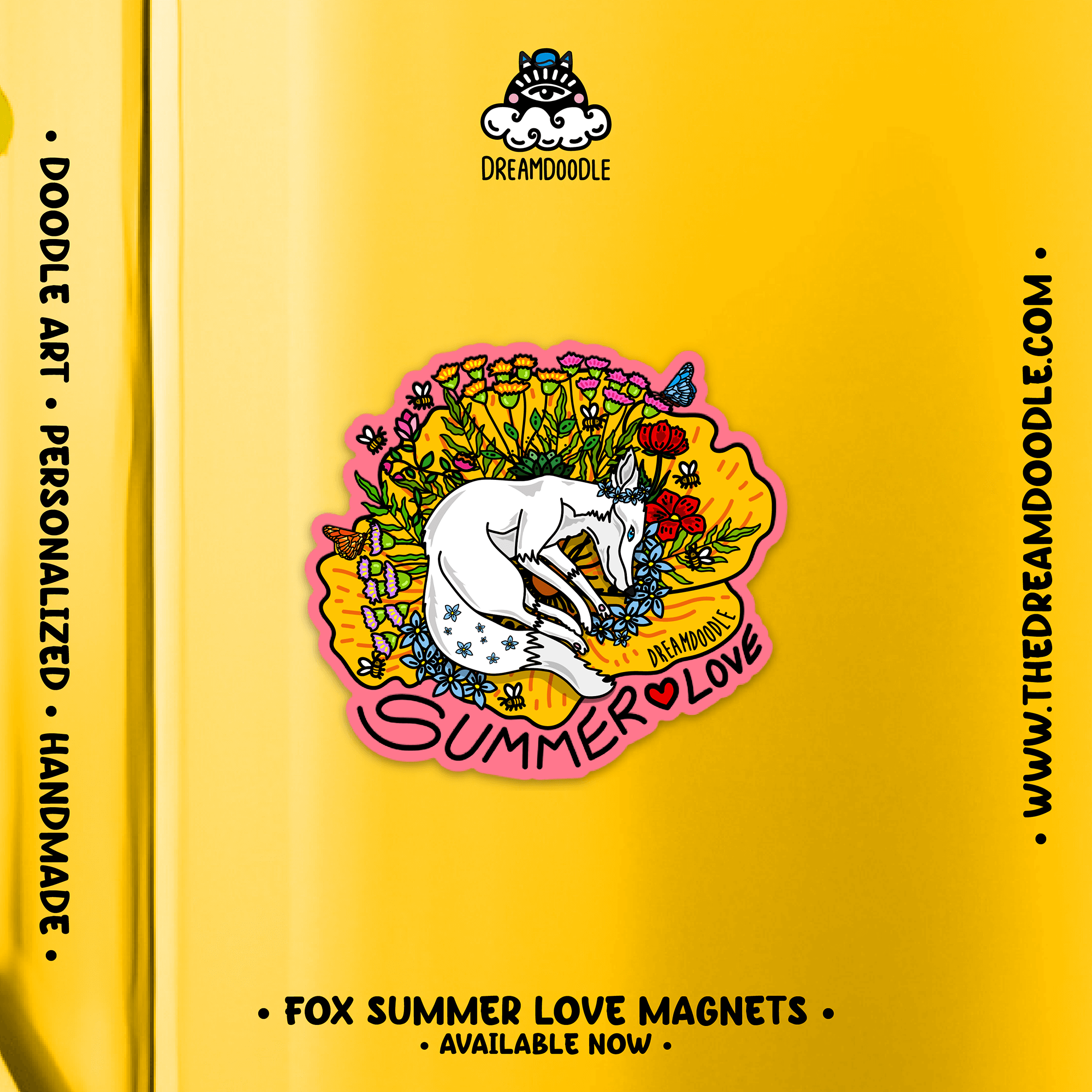 Fox-me Some Summer Love Magnet - Image 2