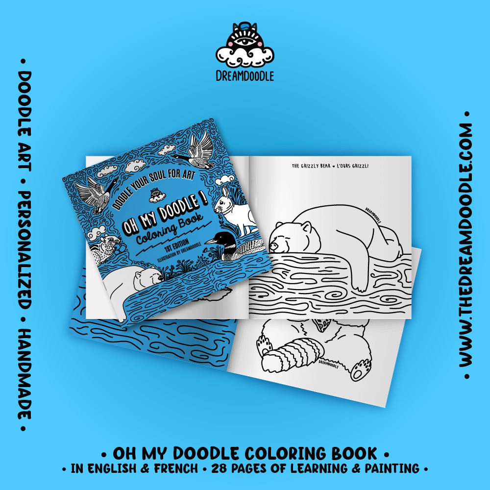 Oh My Doodle Coloring Book 1st Edition - Image 2