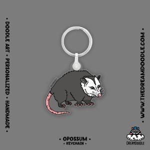 Opossum Keychain