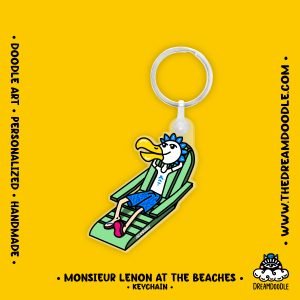 Monsieur Dodo Lenon At The Beaches Keychain