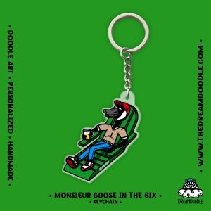 Monsieur Goose in the 6ix Keychain