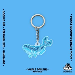 Whale Darling Keychain