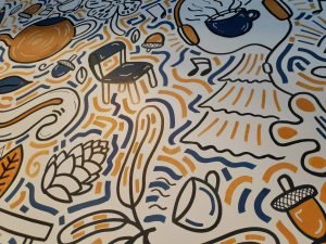 dreamdoodle workhub mural painting