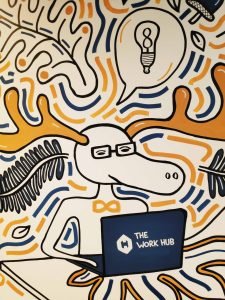 dreamdoodle workhub mural painting