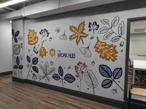 dreamdoodle workhub mural painting
