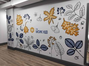 dreamdoodle workhub mural painting
