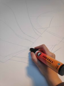 dreamdoodle workhub mural painting