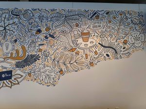 dreamdoodle workhub mural painting