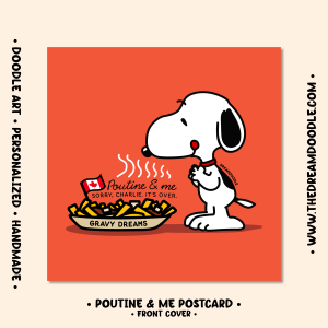 Poutine & Me Postcard