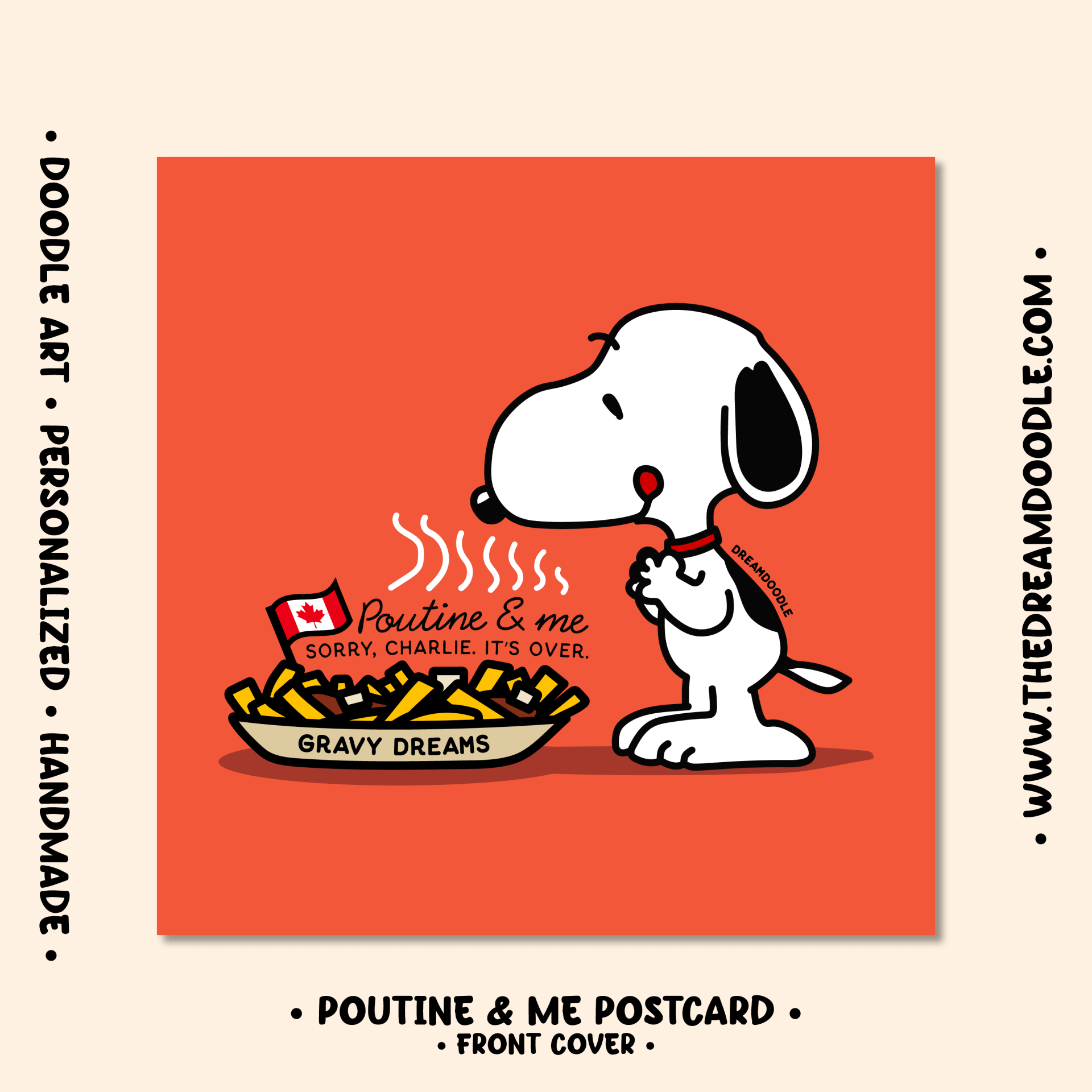 Poutine & Me Postcard