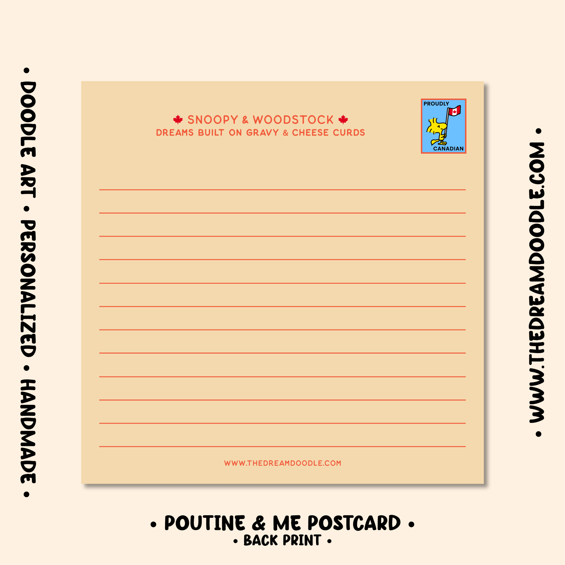 Poutine & Me Postcard - Image 2
