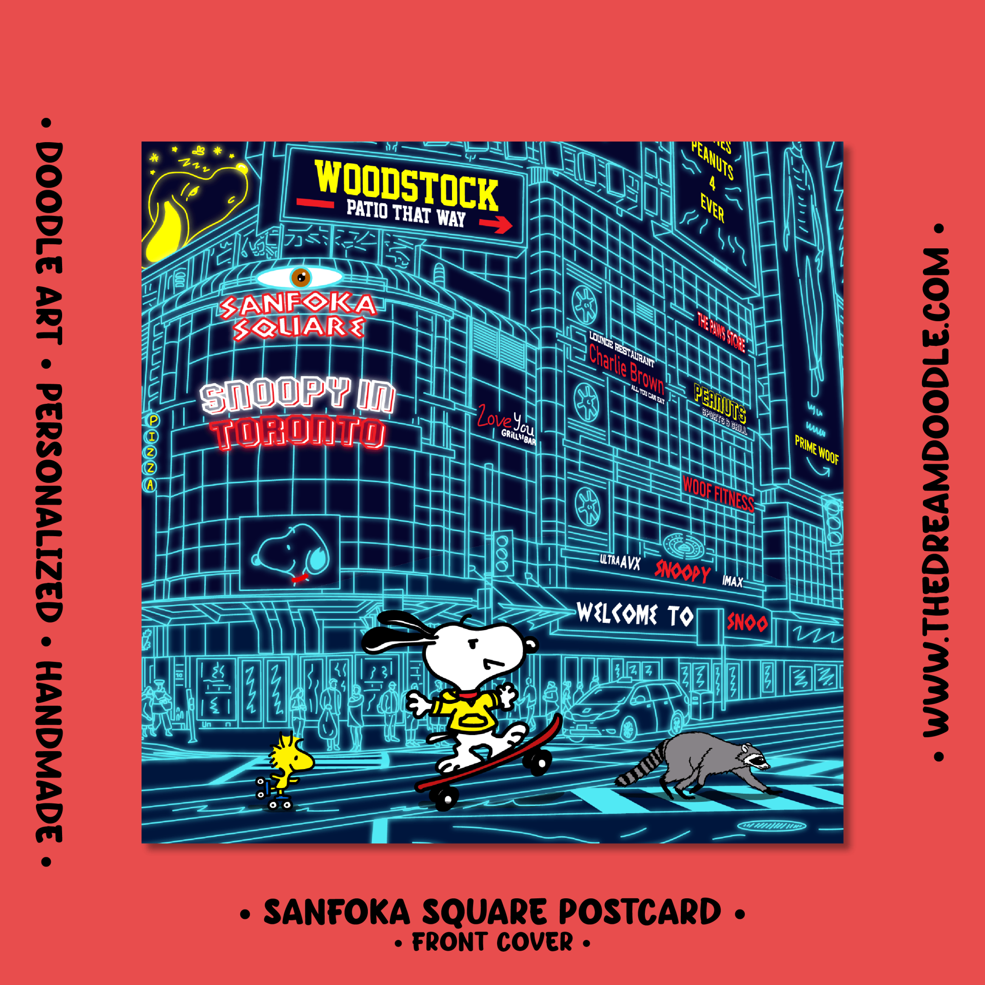 Sanfoka Square Postcard
