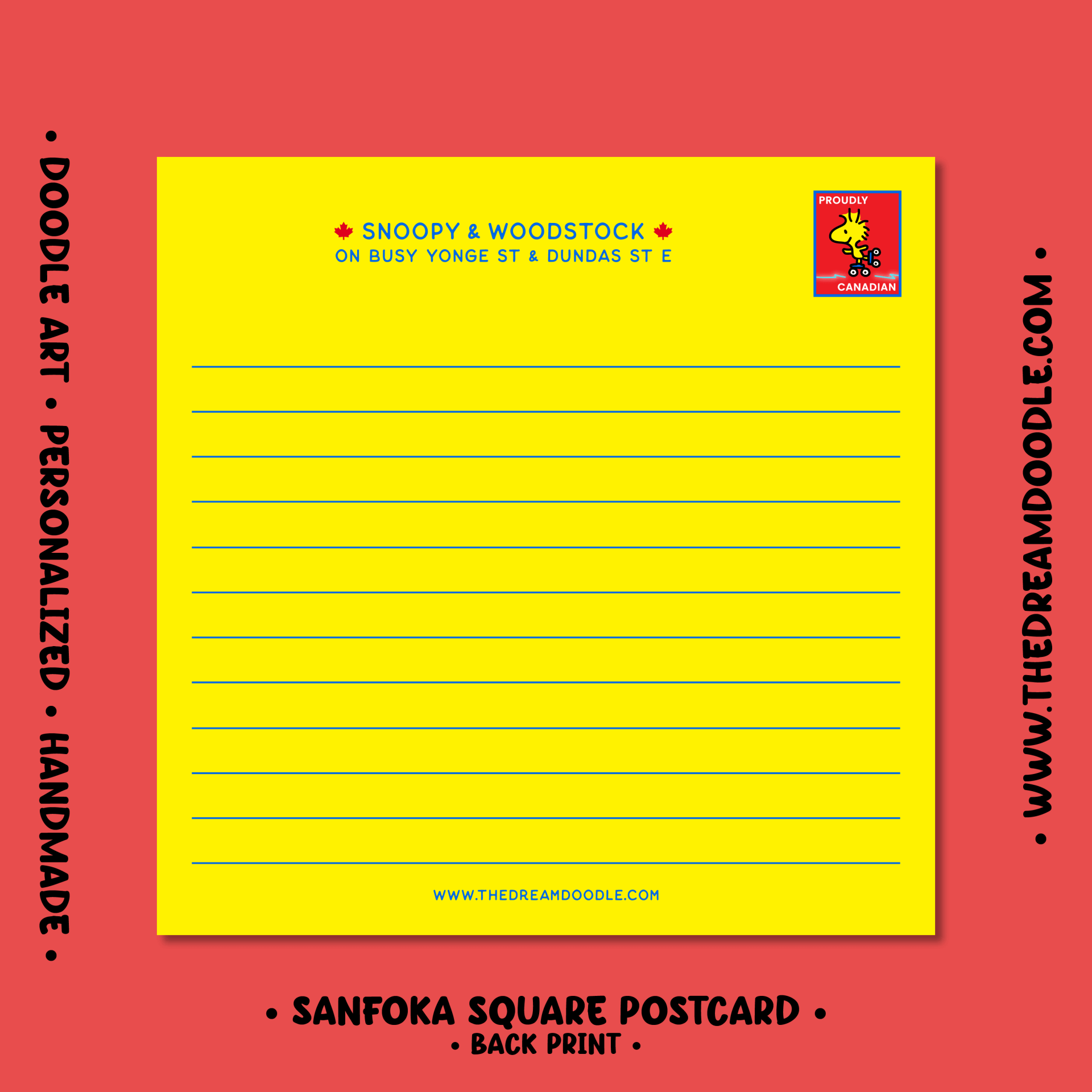 Sanfoka Square Postcard - Image 2